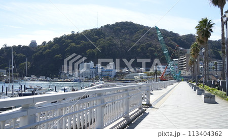 熱海の海沿いと熱海港 熱海の海沿いと熱海港 113404362
