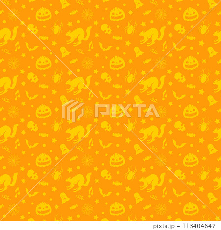 Halloween pattern vector design for background 113404647