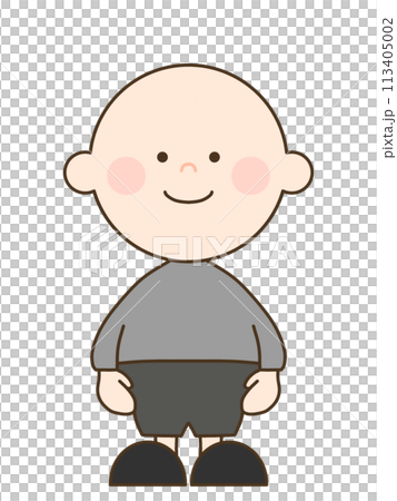 兩個光頭的可愛男孩 113405002