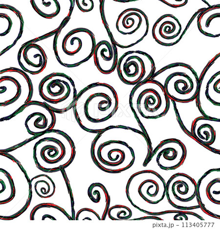 beautiful striped ballpoint pen spirals seamless 113405777