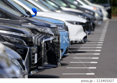 駐車中の乗用車　イメージ 113405827