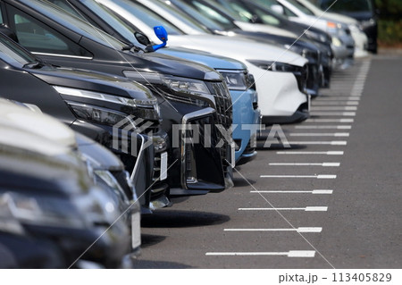 駐車中の乗用車 イメージ 駐車中の乗用車 イメージ 113405829