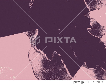 アブストラクトなざらりとしたテクスチャでありスモーキーでミニマルなLOFIアートワーク　赤 113407094