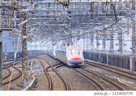 「埼玉県」大宮駅を出るこまち　東北新幹線・秋田新幹線 113408770