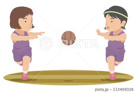 ランニングパス バスケットボール ランニングパス バスケットボール 113409326