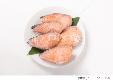 冷凍　塩銀さけ　（チリ産　養殖）（宮城県加工） 113409590