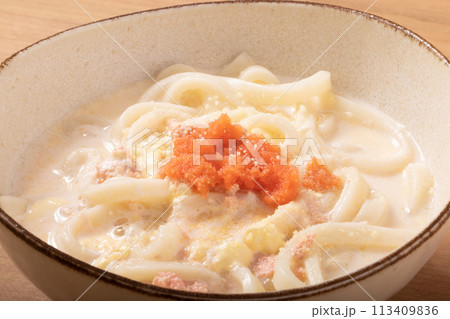 明太子クリームうどん 明太子クリームうどん 113409836