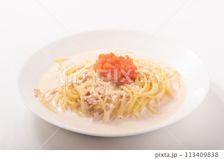 明太子クリームパスタ 113409838