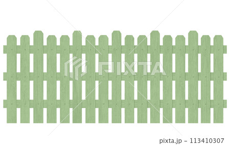緑の木の柵　D 113410307