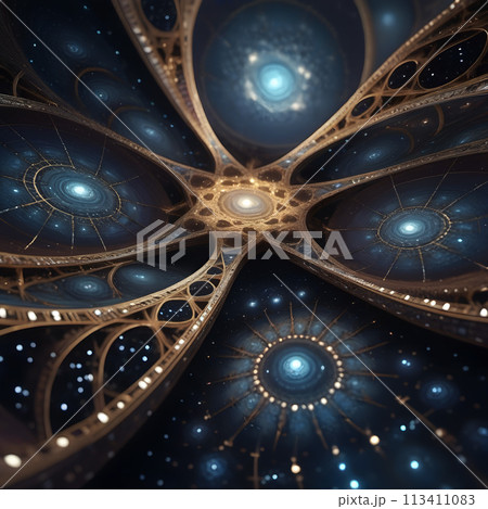 A fantastical visualization of multi-dimensional space travel. A fantastical visualization of multi-dimensional space travel. 113411083