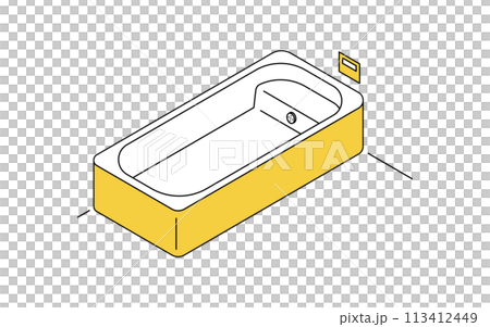居家裝修,淺型系統浴,簡單的等軸圖 居家裝修,淺型系統浴,簡單的等軸圖 113412449