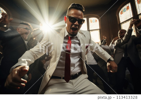 Energetic party vibes, dynamic celebration with music, dance, and joyous moments, essence of lively gatherings and memorable festivities for all to enjoy and cherish corporate event Energetic party vibes, dynamic celebration with music, dance, and joyous moments, essence of lively gatherings and memorable festivities for all to enjoy and cherish corporate event 113413328