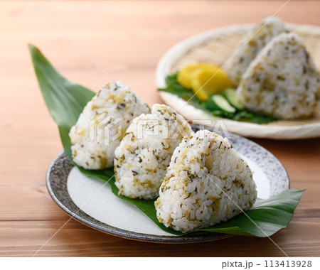 高菜おにぎり 113413928
