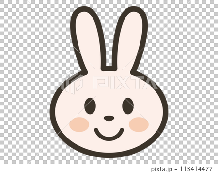 兔子的微笑插畫 113414477