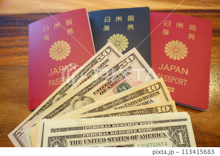 日本国旅券とドル 日本国パスポートとドル 日本国旅券とドル 日本国パスポートとドル 113415683