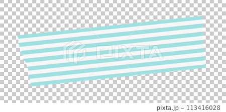 Cut light blue and white striped border masking tape - a simple and stylish decoration material Cut light blue and white striped border masking tape - a simple and stylish decoration material 113416028