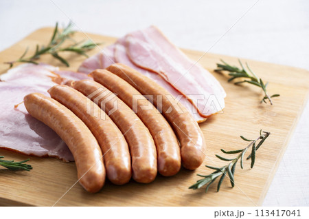 ソーセージ ロースハム ベーコン 盛り合わせ ソーセージ ロースハム ベーコン 盛り合わせ 113417041