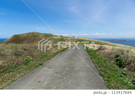 天売島の散策風景 113417684