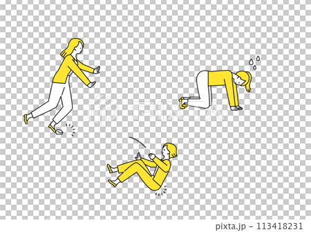 Falling woman - variations 113418231