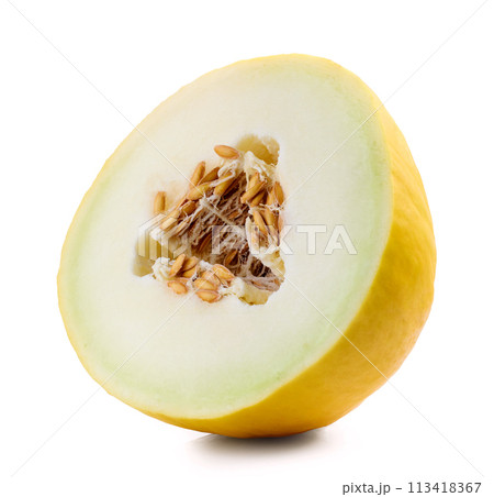 half of fresh ripe juicy melon half of fresh ripe juicy melon 113418367