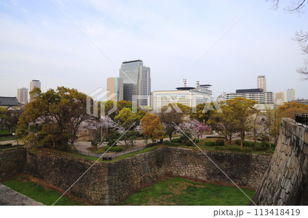 大阪城公園周辺 〈大阪歴史博物館、NHK大阪拠点放送局〉 大阪城公園周辺 〈大阪歴史博物館、NHK大阪拠点放送局〉 113418419