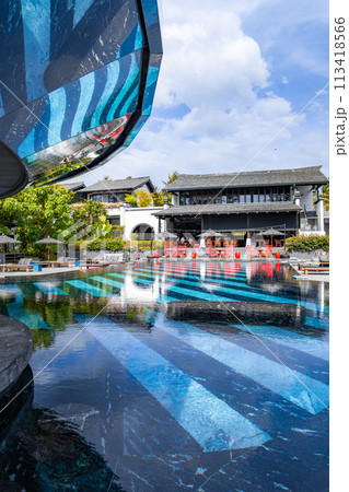 View of Natai beach resort in Khao Lak, Phang Nga, Thailand 113418566