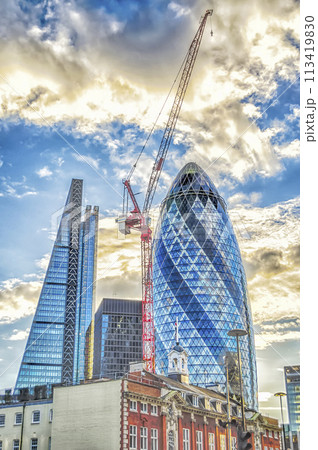 30 St Mary Axe aka Gherkin Building, London, UK 30 St Mary Axe aka Gherkin Building, London, UK 113419830