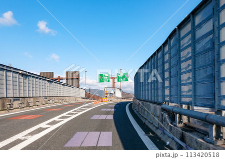 大山崎ジャンクション（京都府乙訓郡大山崎町） 113420518