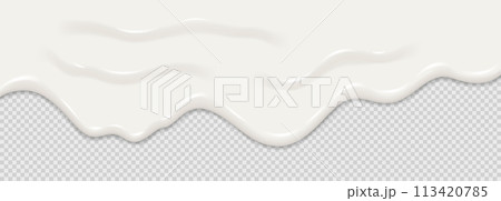 Yogurt, milk or cream surface creamy liquid melt splash flowing background. Yogurt, milk or cream surface creamy liquid melt splash flowing background. 113420785