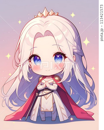 可愛いちびキャラのお姫様 AI 可愛いちびキャラのお姫様 AI 113421573