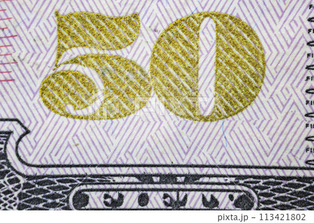 50 dollars close up 50 dollars close up 113421802