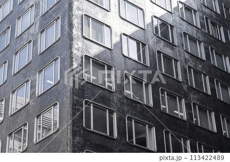 Brutalist inspiration architecture background 113422489