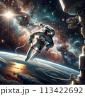宇宙飛行士の船外活動 113422692