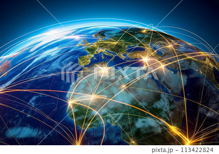 Worldwide connectivity 113422824