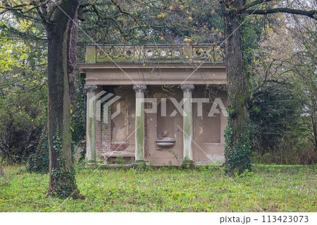 Eszterhaza castle park in Fertod, Hungary. 113423073
