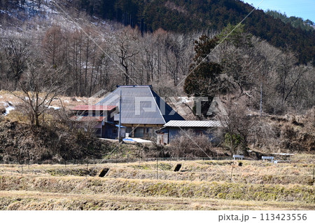 早池峰ダム下流の風景 113423556