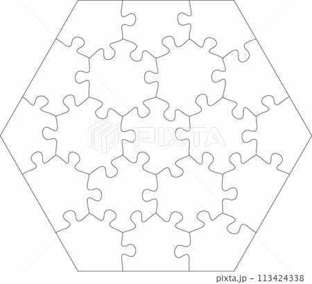 Honeycomb Puzzle files for laser cutting, file for plotter cutting, xtool files, silhouette cameo files 113424338