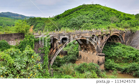 Dau Mau Bridge On Ho Chi Minh Trail In Quang Tri Province, Vietnam. 113424578