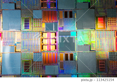 Silicon wafer for manufacturing semiconductor of integrated circuit. 113425154
