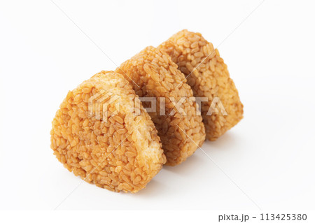 冷凍焼おにぎり 白バック 冷凍焼おにぎり 白バック 113425380