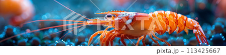 Immerse in the tantalizing taste of the ocean with this shrimp spectacle, banner Immerse in the tantalizing taste of the ocean with this shrimp spectacle, banner 113425667
