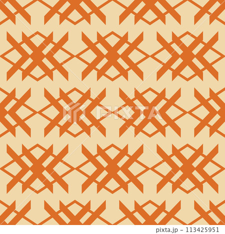 Tribal Southwestern Navajo Folk Seamless Pattern Tribal Southwestern Navajo Folk Seamless Pattern 113425951