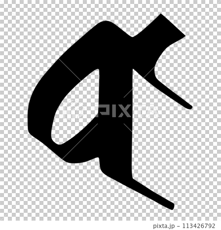 Sanskrit letter da Sanskrit letter da 113426792