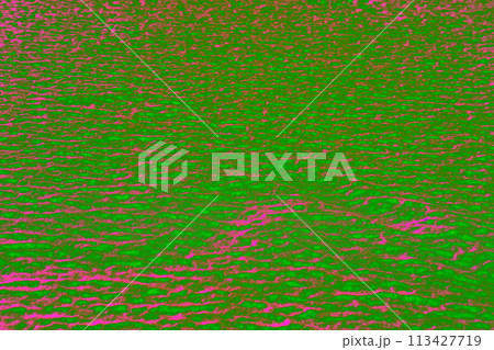 Snow crust changed colors. Snow crust as an abstract background. Texture. 113427719