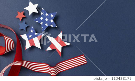 Independence day composition with festive elements Independence day composition with festive elements 113428175