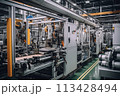 Production line at modern bright factory 113428494