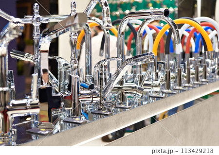 Modern kitchen water faucets in store Modern kitchen water faucets in store 113429218