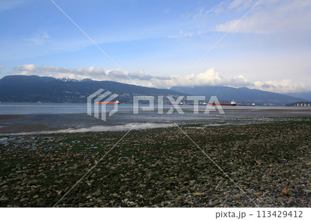 Burrard Inlet and Vancouver, British Columbia, Canada Burrard Inlet and Vancouver, British Columbia, Canada 113429412
