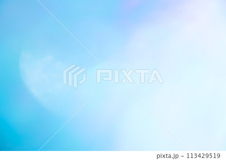ブルー系ミックスカラーファンタジーイメージ　(背景素材) 113429519