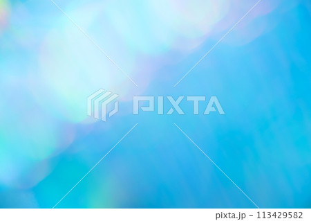 ブルー系ミックスカラーファンタジーイメージ　(背景素材) 113429582